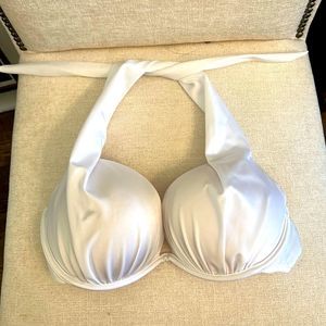 Marylin underwire push-up white halter by Venus white NWOT 32DD/34D/36C